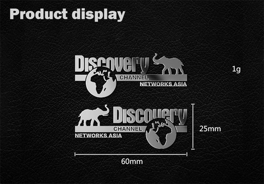RC 1/10 スケールパーツ ディスカバリーチャンネル ロゴステッカー