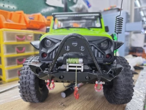 RC 1/10 スケールパーツ フェイスカバー 怒り顔 ジープラングラー scx10