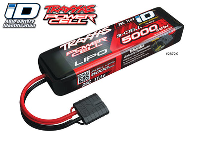 TRAXXAS トラクサス LIPOバッテリー 3s 5000mAh 25c iD機能付き TRX4 純正リポバッテリー 2872X