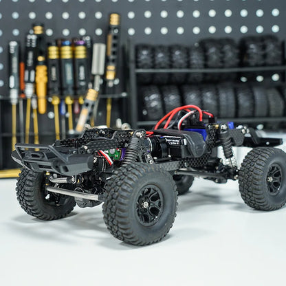 Traxxas トラクサス ユニバーサル LCG シャーシ フレーム キット 1/18 TRX4M用 INJORA