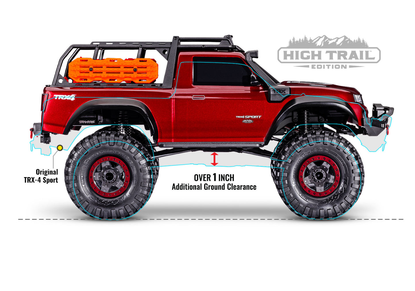 Traxxas トラクサス 1/10 TRX-4 スポーツ ハイトレイル  82044-4