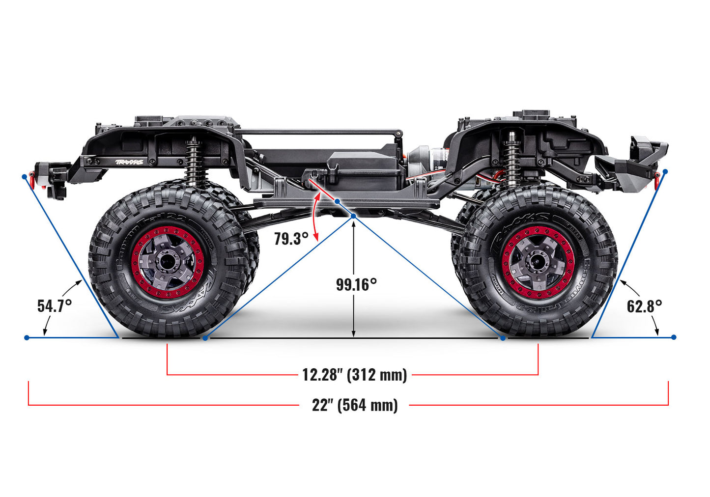 Traxxas トラクサス 1/10 TRX-4 スポーツ ハイトレイル  82044-4