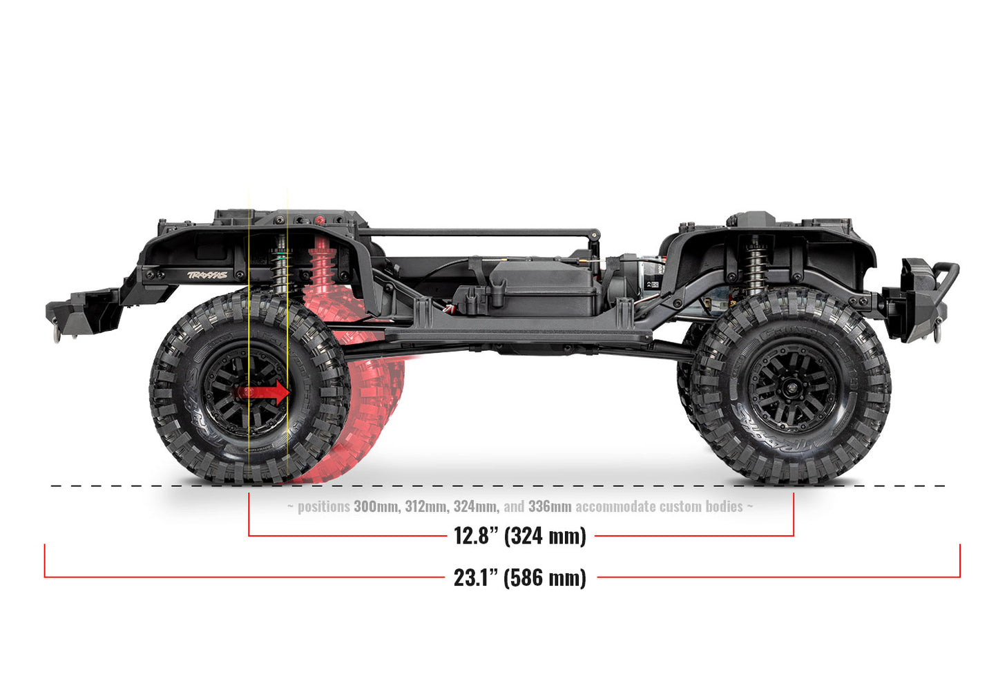 Traxxas トラクサス 1/10 TRX-4 ランドローバー ディフェンダー Clipless 82256-4