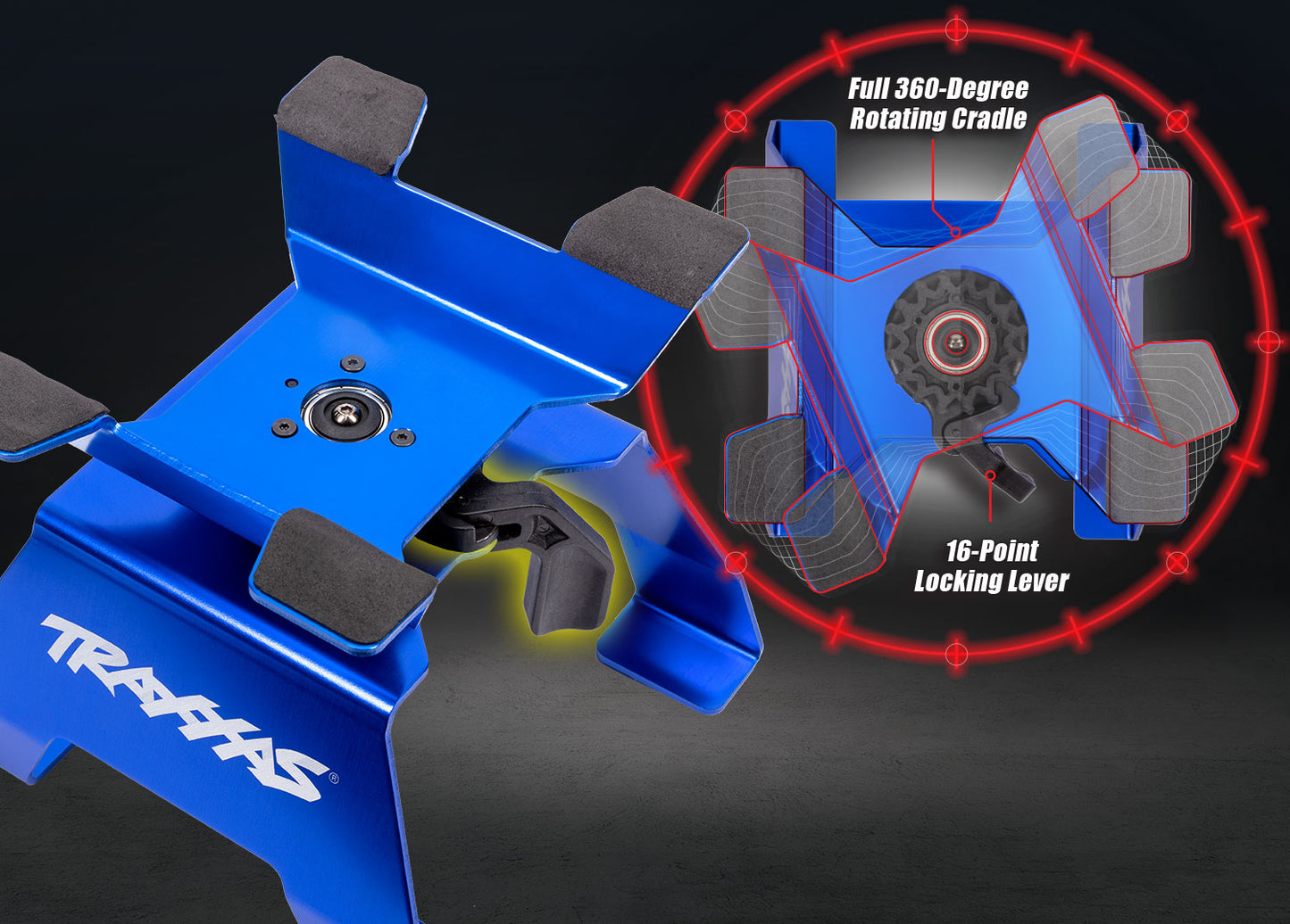 Traxxas トラクサス RC スタンド 8796-BLUE