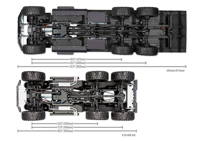 Traxxas トラクサス 1/10 TRX6 Ultimate RC ハウラー フラットベッド ６X６トラック 88086-84