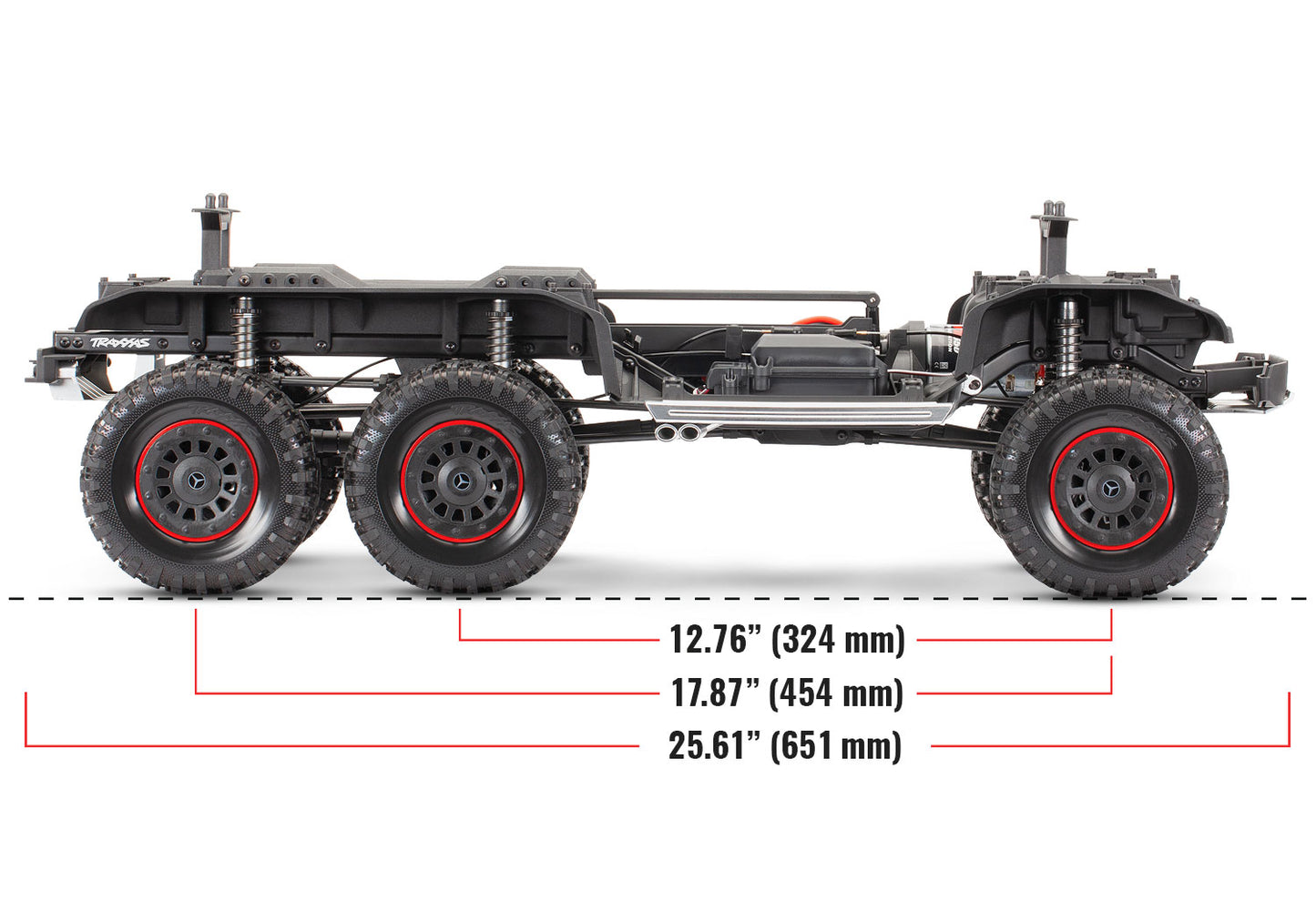 Traxxas トラクサス 1/10 TRX6 メルセデスベンツ G63 6×6 RTR 88096-4