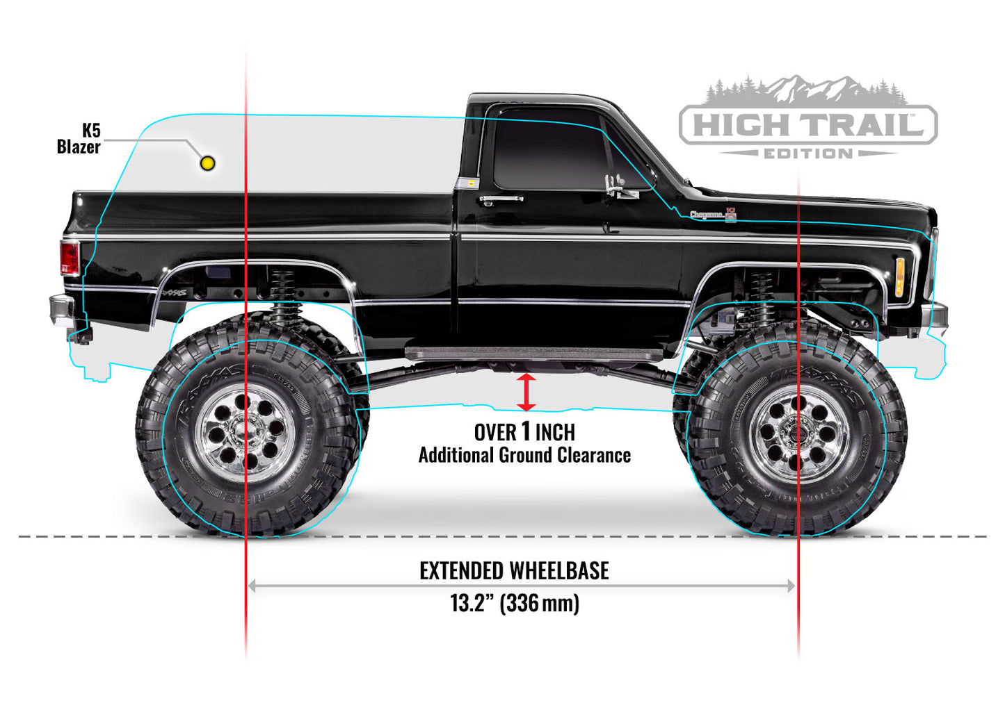 Traxxas トラクサス 1/10 TRX-4 シボレー K10 ハイトレイルエディション 92056-4