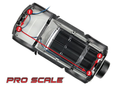 Traxxas トラクサス 1/18 TRX-4M ディフェンダー Pro Scale ライトセット 9784