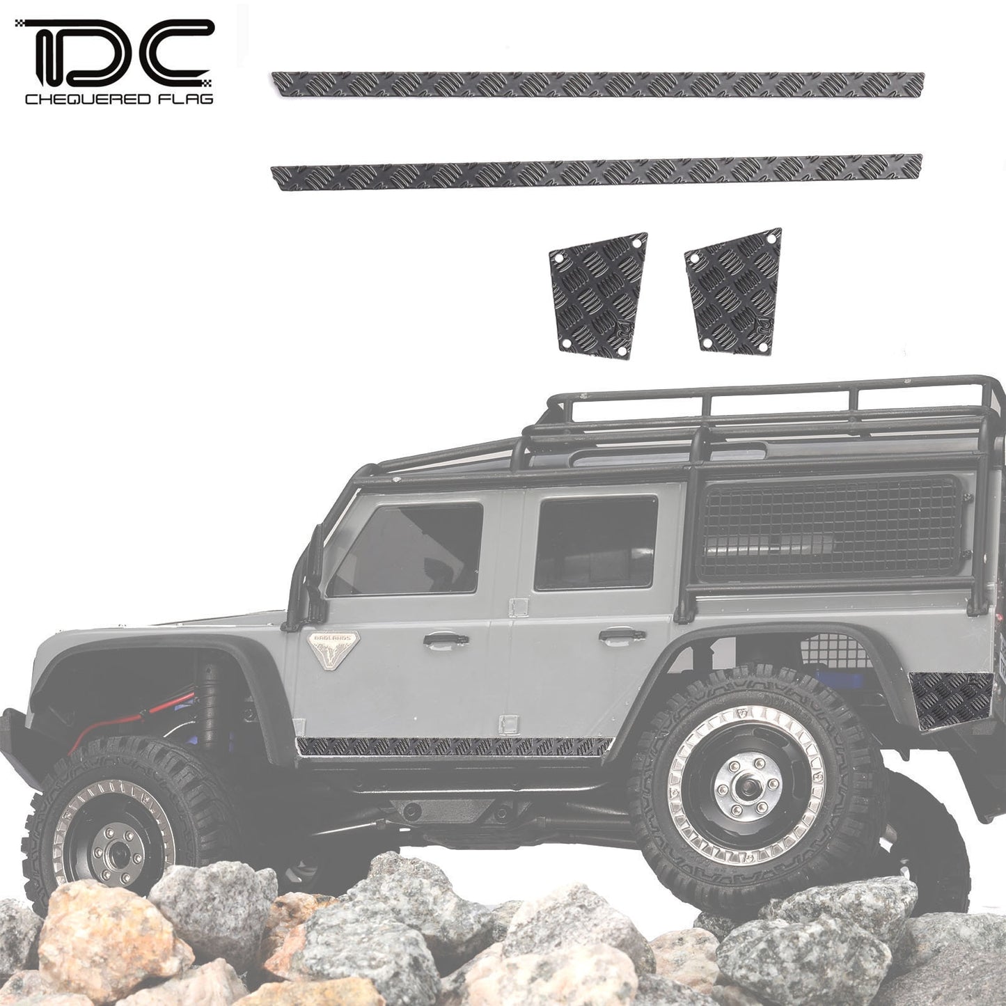 Traxxas トラクサス 1/18 TRX-4M サイドスキッドプレート