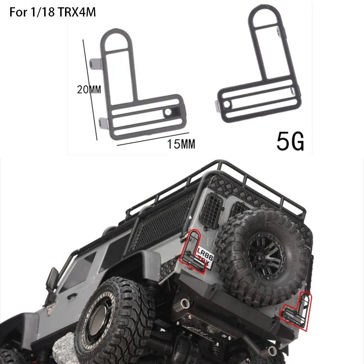 Traxxas トラクサス 1/18 TRX-4M リアランプカバー ディフェンダー用 INJORA