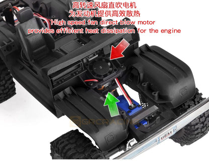 Traxxas トラクサス TRX-4M 1/18 RCクローラー 内装セット K10用