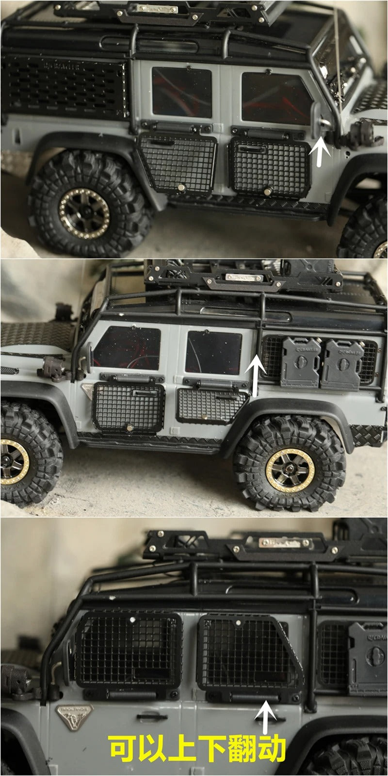 TraxxasトラクサスTRX-4M フロント窓保護ネット ディフェンダー用 1/18 RCクローラー – KS HOBBY