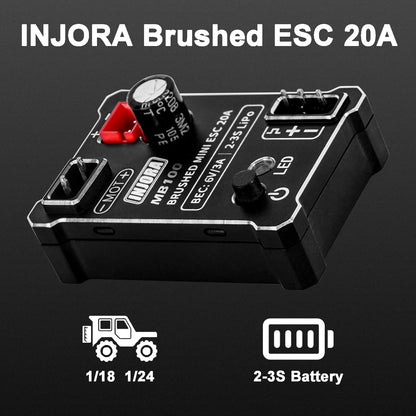 INJORA MB100-R80 ESC 1/24 1/18 scx24 trx4m fcx24 fcx18