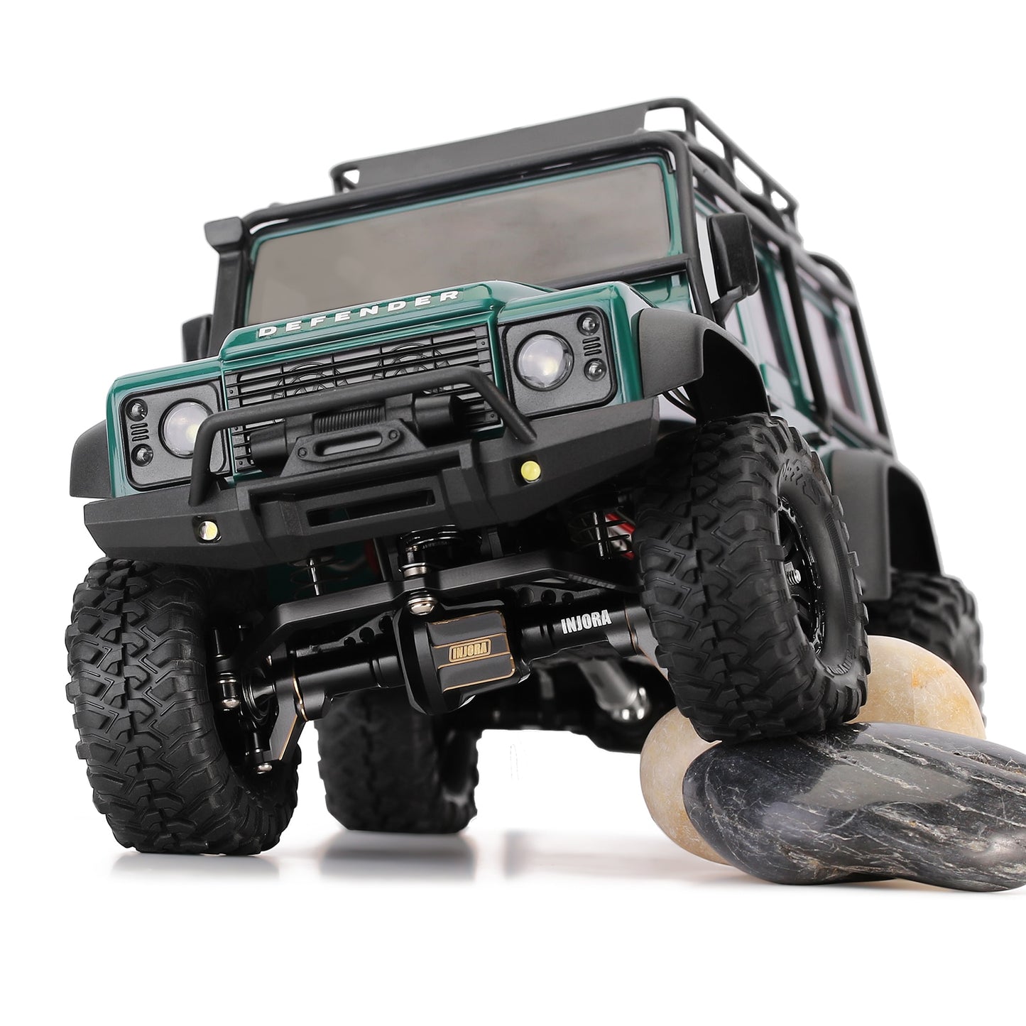 Traxxas トラクサス 1/18 TRX-4M アクスルハウジング フロント リア INJORA