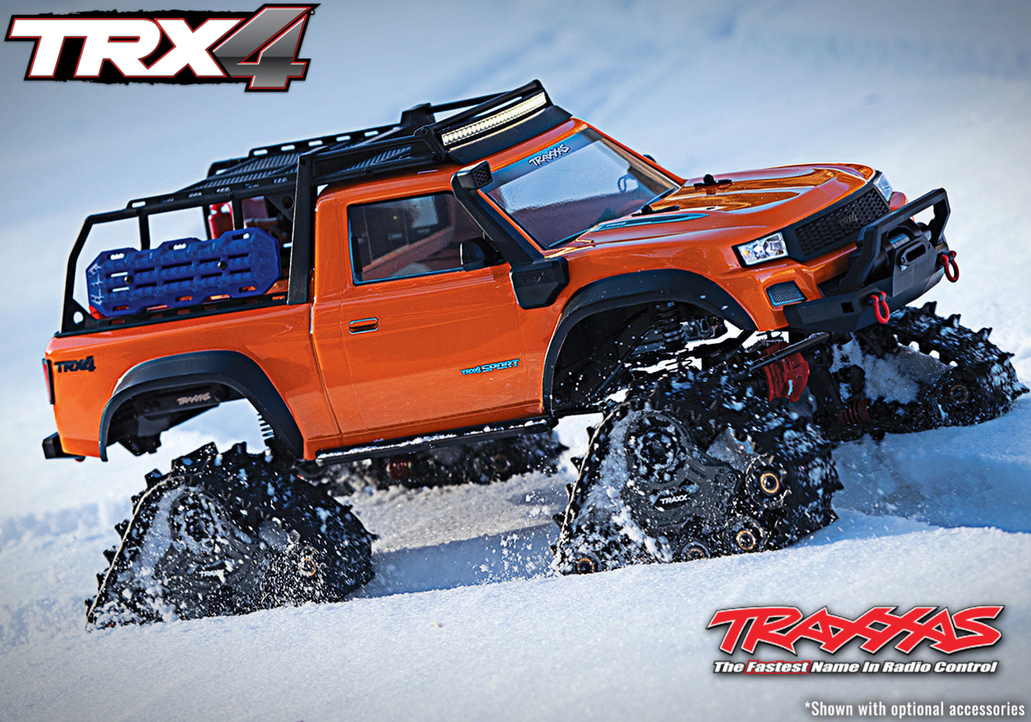 Traxxas トラクサス TRX-4 キャタピラユニット ディープテレーンセット（一台分4個セット）8880