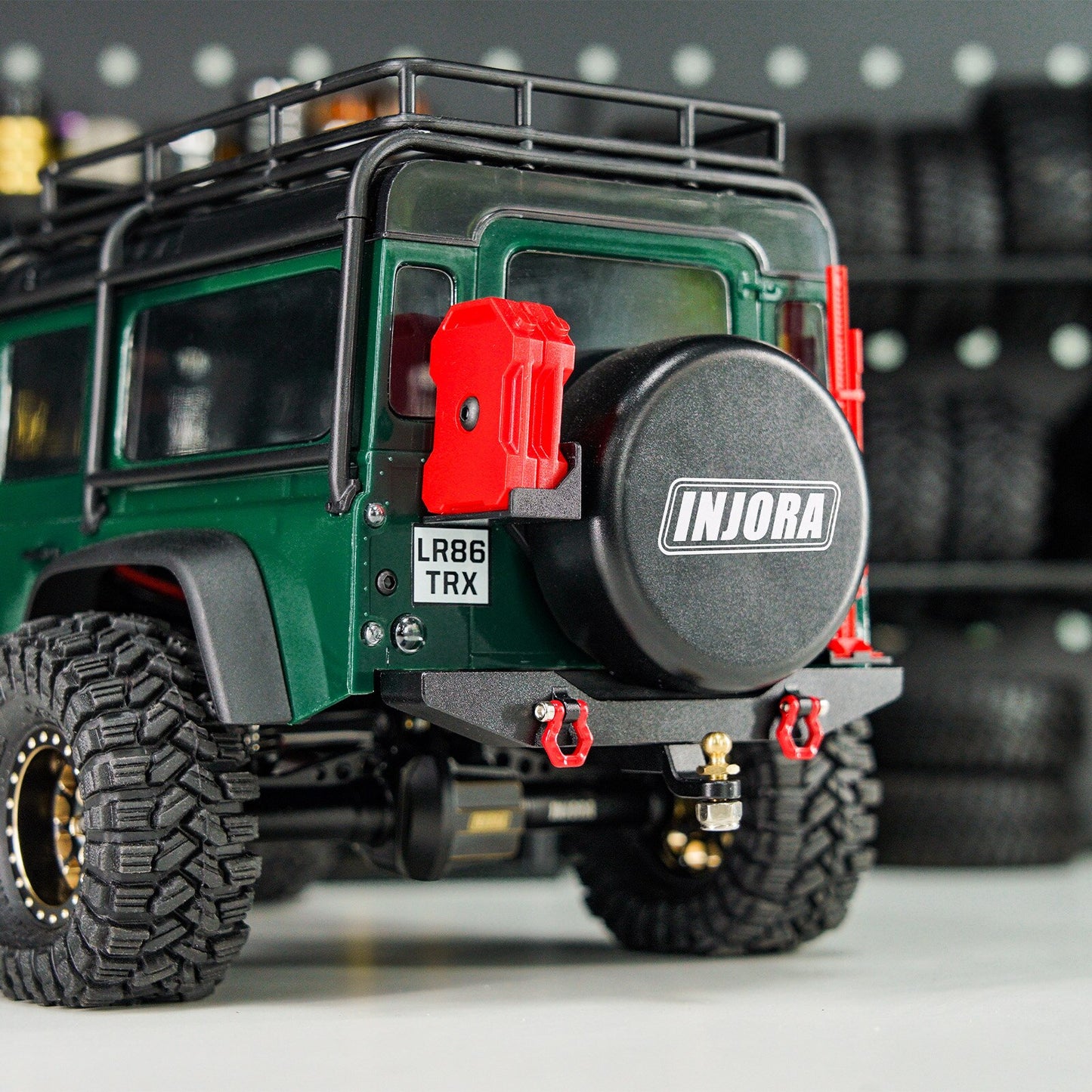 Traxxas トラクサス 1/18 TRX-4M フロント リアバンパー ディフェンダー